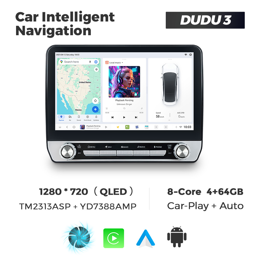 10.1 inch DUDU 3 4+64GB Retro