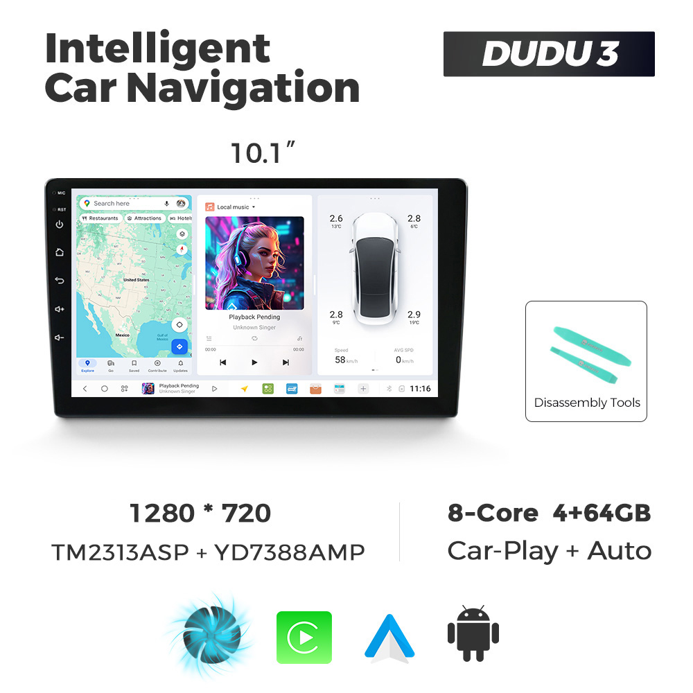 10.1 inch DUDU 3 4+64GB