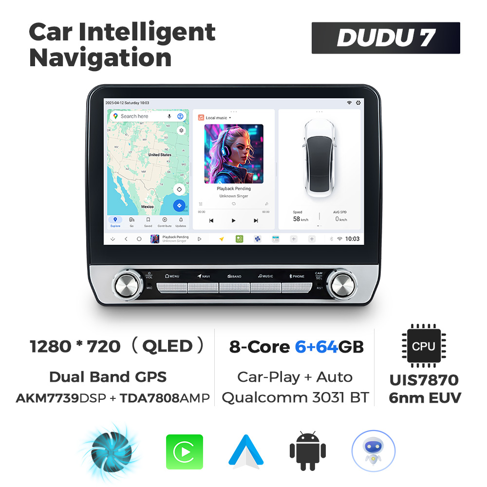 10.1 inch DUDU 7 6+64GB Retro