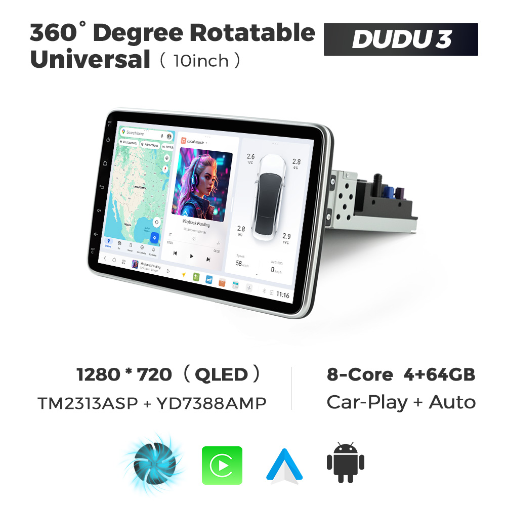 10inch DUDU 3 4+64GB adjustable headset