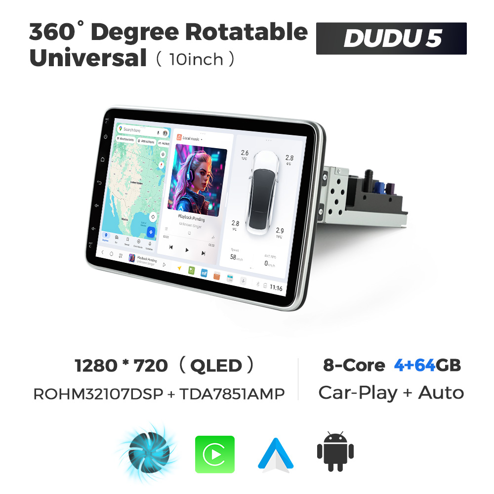 10inch DUDU 5 4+64GB adjustable headset