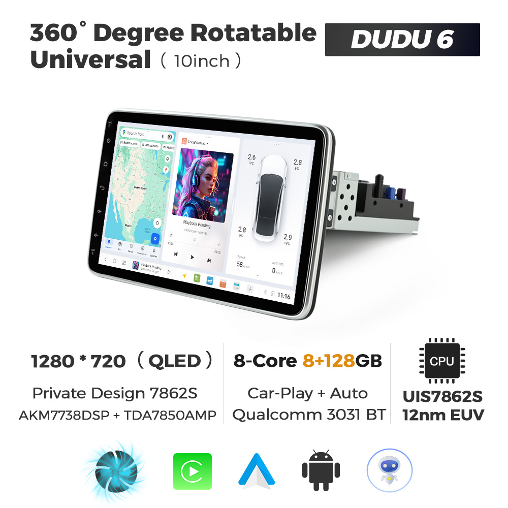 10inch DUDU 6 8+128GB adjustable headset