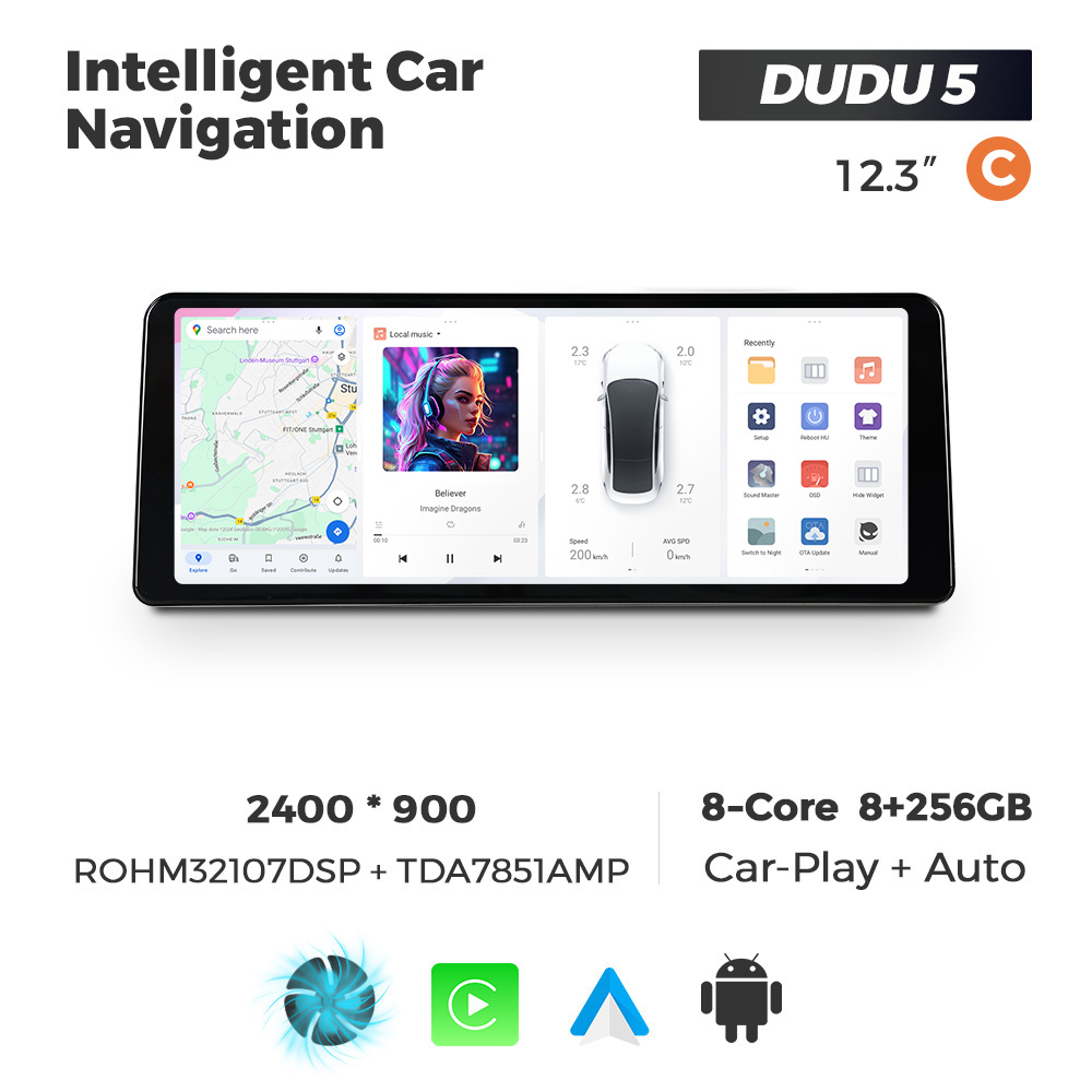 12.3 inch A DUDU 5 8+256GB