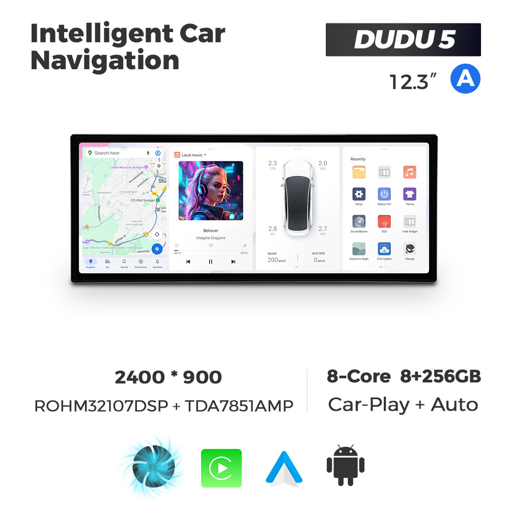 12.3 inch A DUDU 5 8+256GB image 2