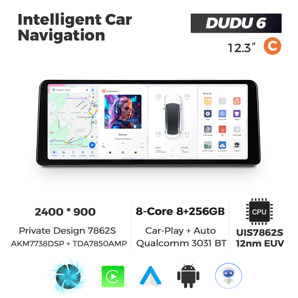 12.3 inch A DUDU 5 8+256GB image 4