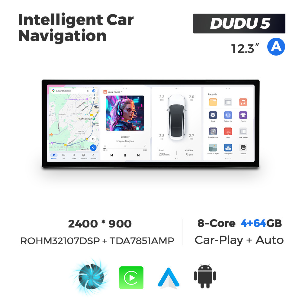 12.3 inch DUDU 5 4+64GB