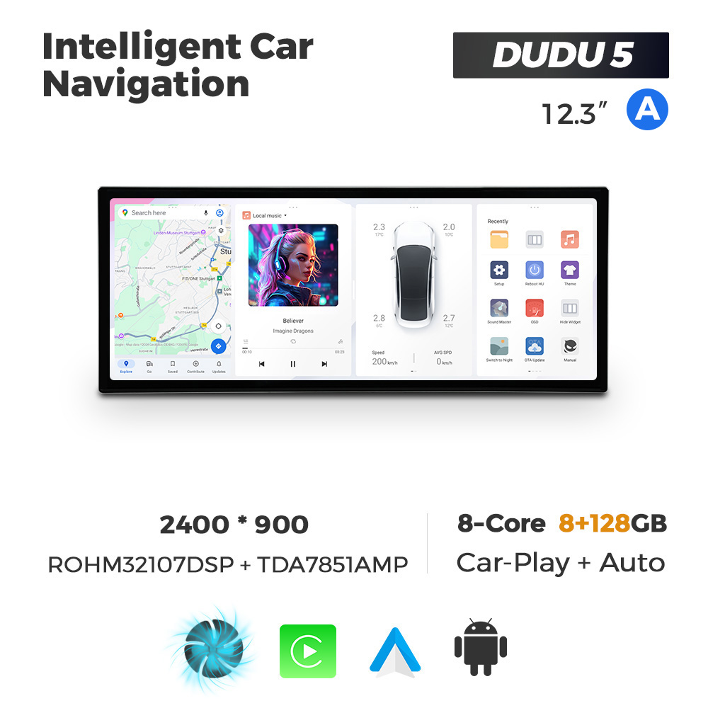 12.3 inch DUDU 5 8+128GB