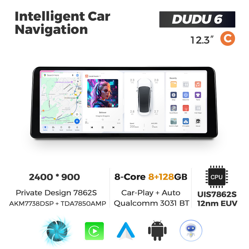12.3 inch DUDU 6 8+128GB image 4