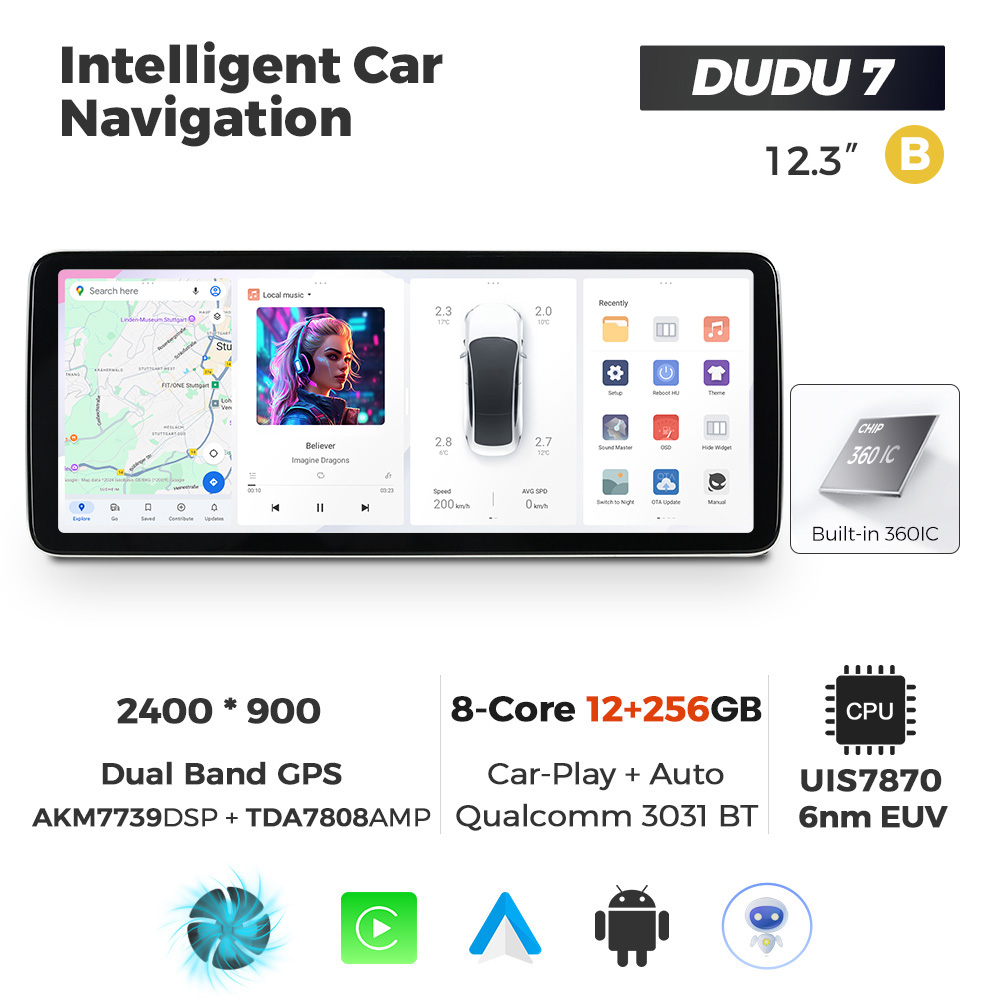 12.3 inch DUDU 7 12+256GB image 3