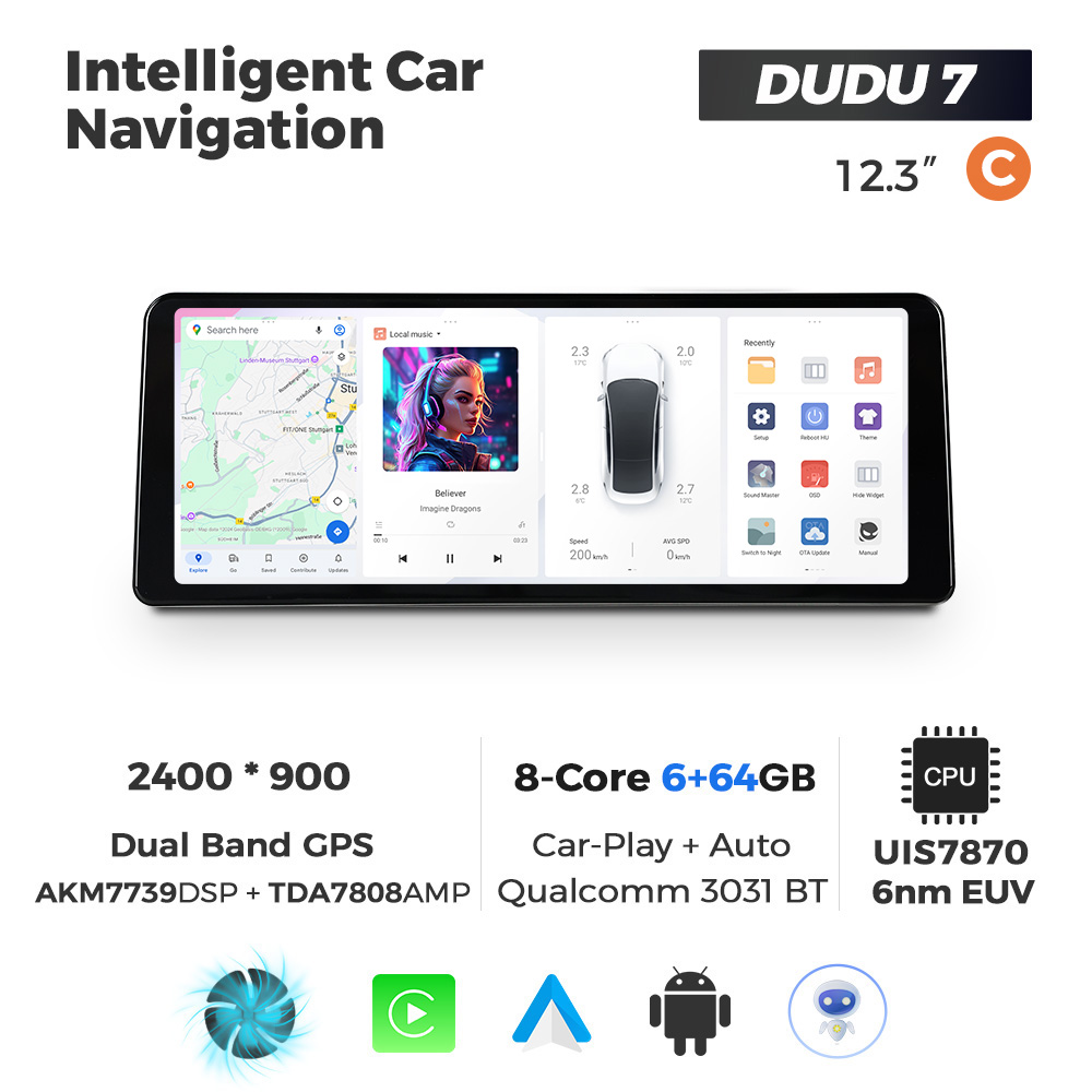 12.3 inch DUDU 7 6+64GB image 4