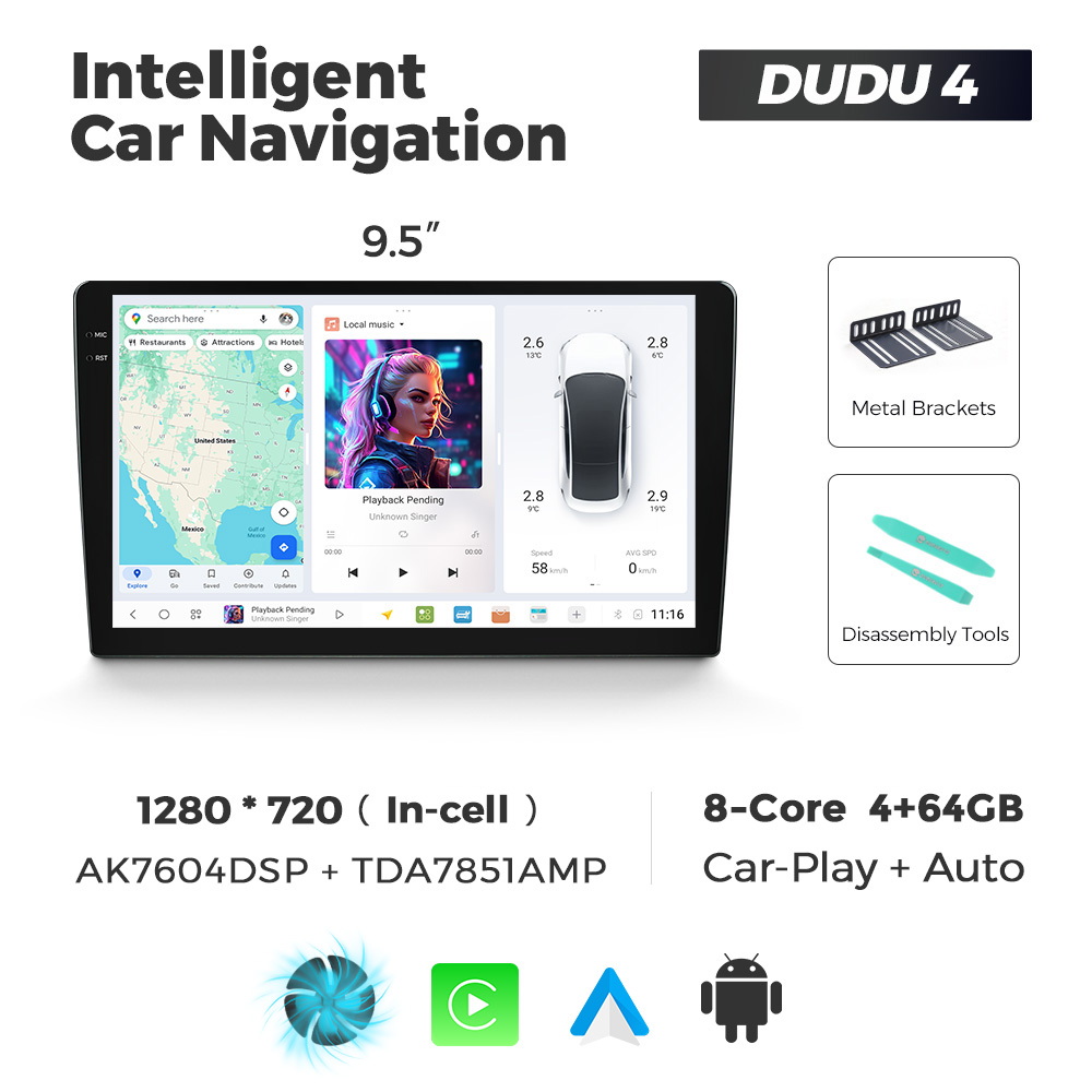 9.5 inch DUDU 4 4+64GB