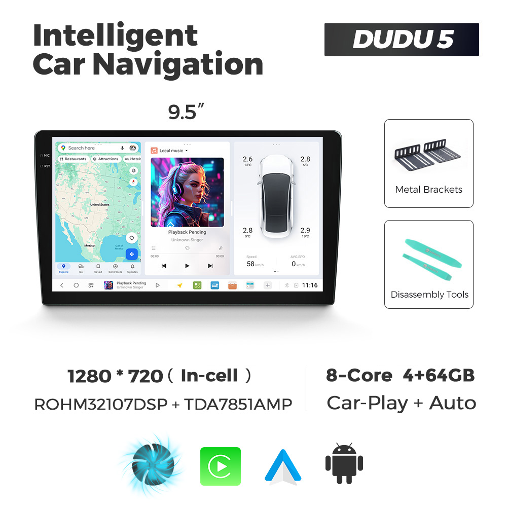 9.5 inch DUDU 5 4+64GB
