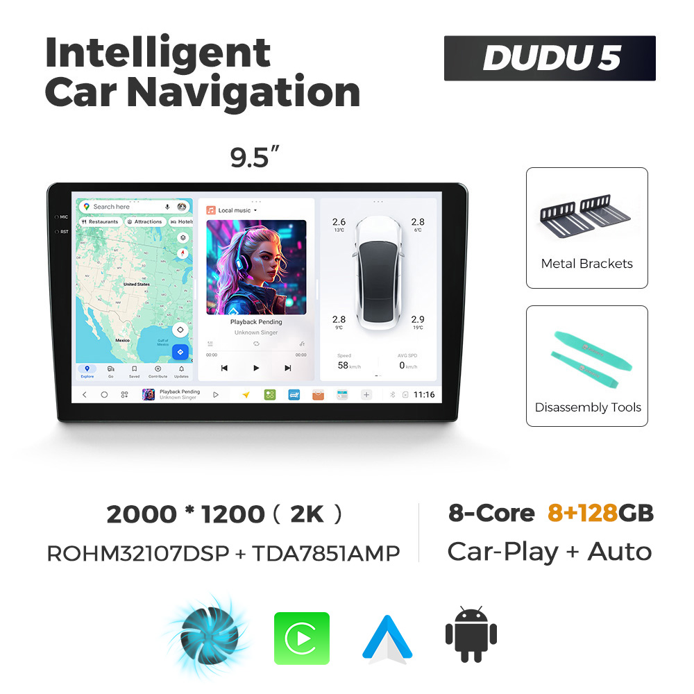 9.5 inch DUDU 5 8+128GB