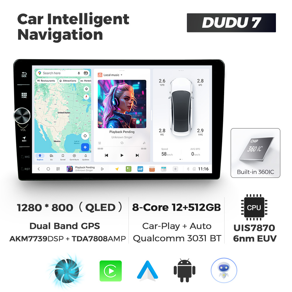 9.5 inch DUDU 7 12+512GB