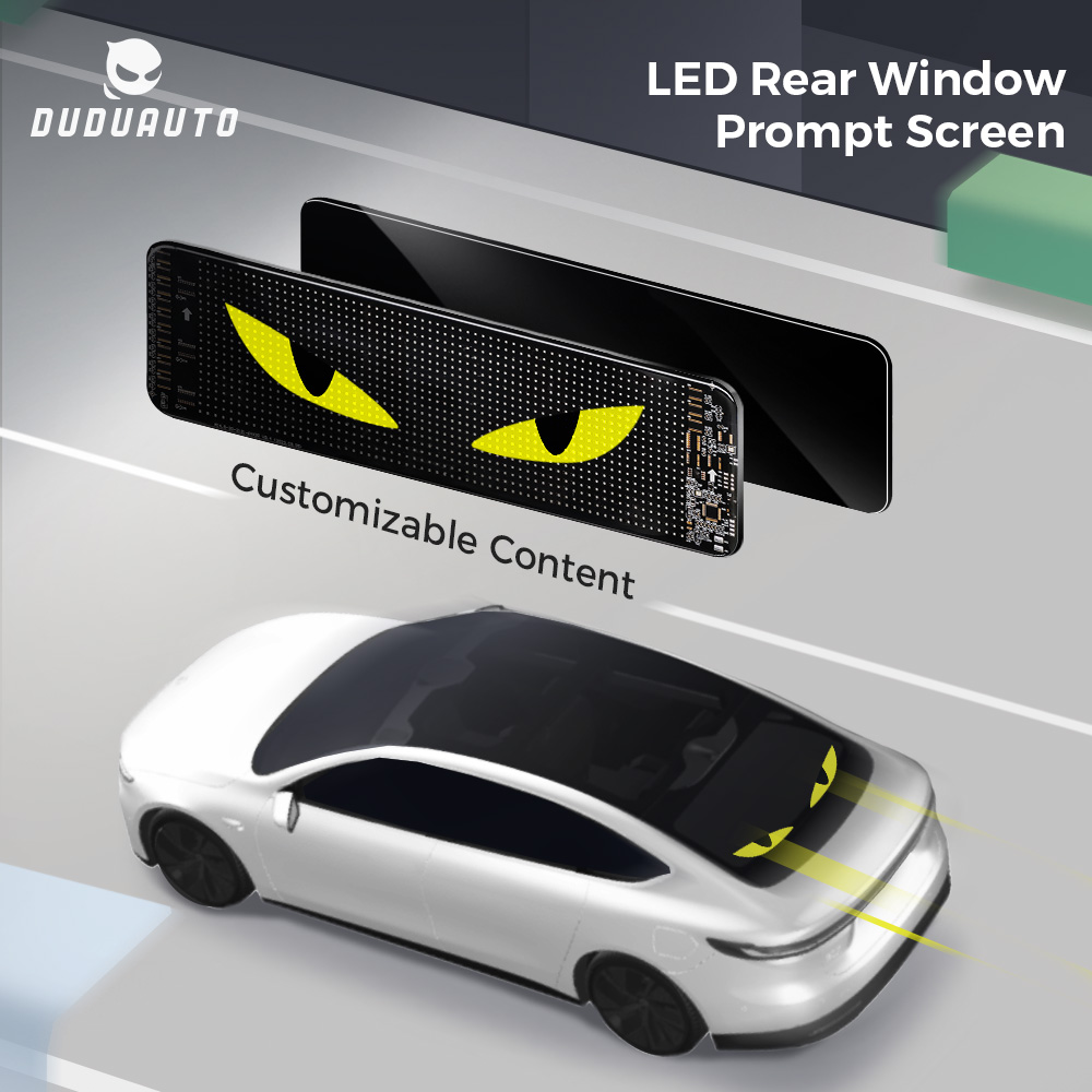 LED Rear Window Prompt Screen